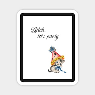 Let's Party Birthday Magnet