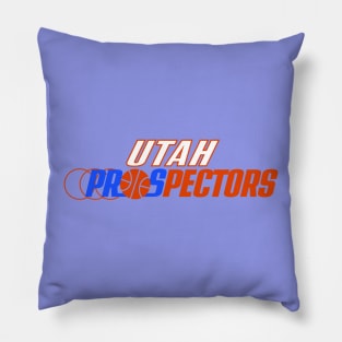 Defunct Utah Prospectors WBA Basketball 1978 Pillow