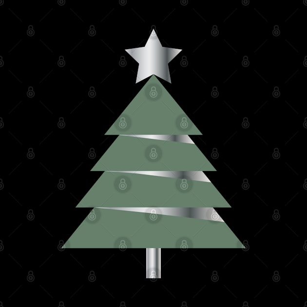 Pretty silver Xmas tree by Cute-Design