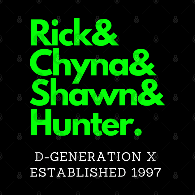 The OG's of D-Generation X! by capognad