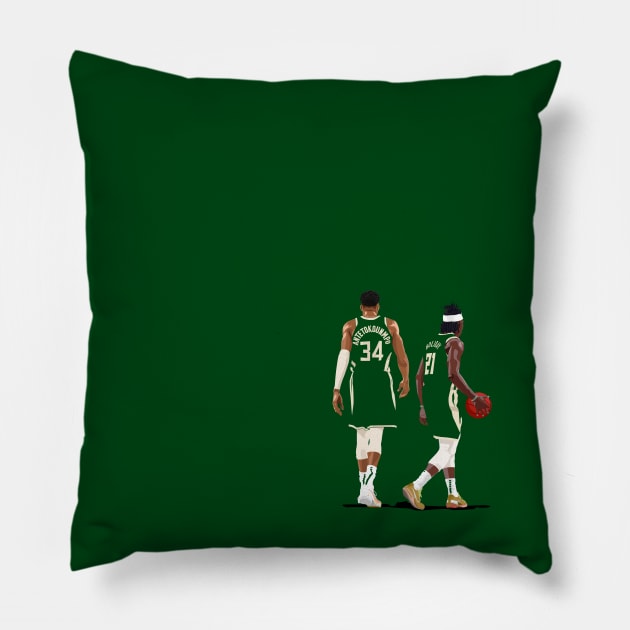 Bucks Duo Pillow by dbl_drbbl