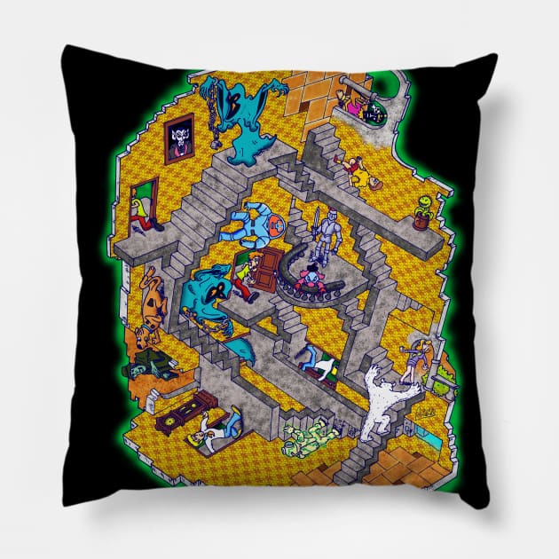 Endless Chase Pillow by Andres7B9