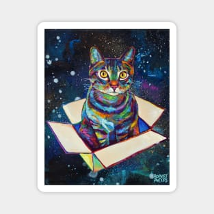 Galactic Cat In Space Magnet