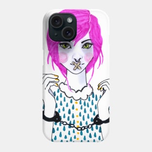 Pink Hair Girl Phone Case