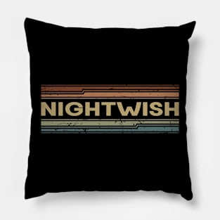 Nightwish Retro Lines Pillow