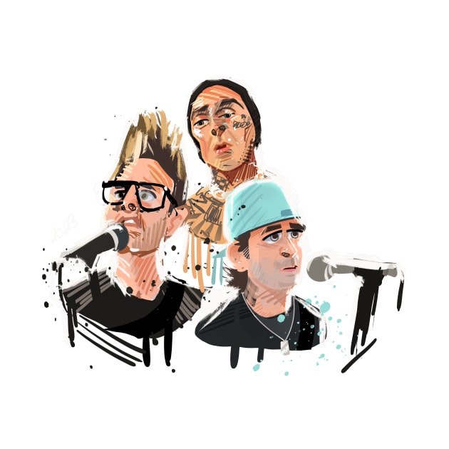 Mark, Tom and Travis Fan Art by DMurrayArtist