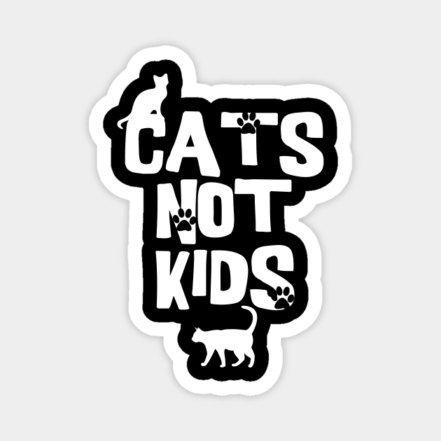 Cats Not Kids Magnet by shawnalizabeth