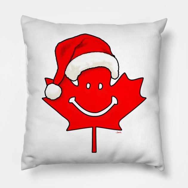 Have A Canadian Day! (Holiday Edition) Pillow by cjboco
