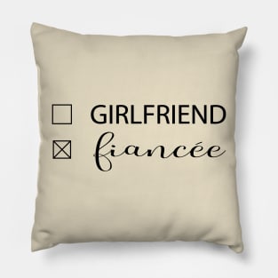 girlfriend to fiancee -  engagement gifts-  engagement gifts for couple-  engagement-engagement shirt- engagement dress Pillow