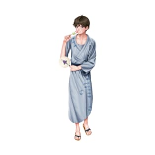 Shinji Ikari in Kimono T-Shirt