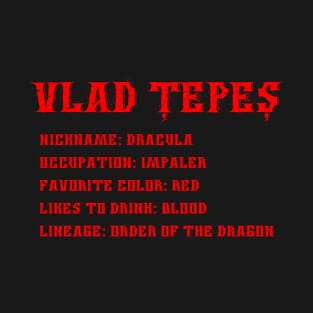 Vlad Dracula T-Shirt