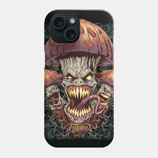 Evil Mushroom Phone Case by FlylandDesigns