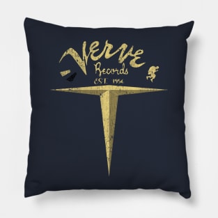 Verve Records 1956 Vintage Pillow