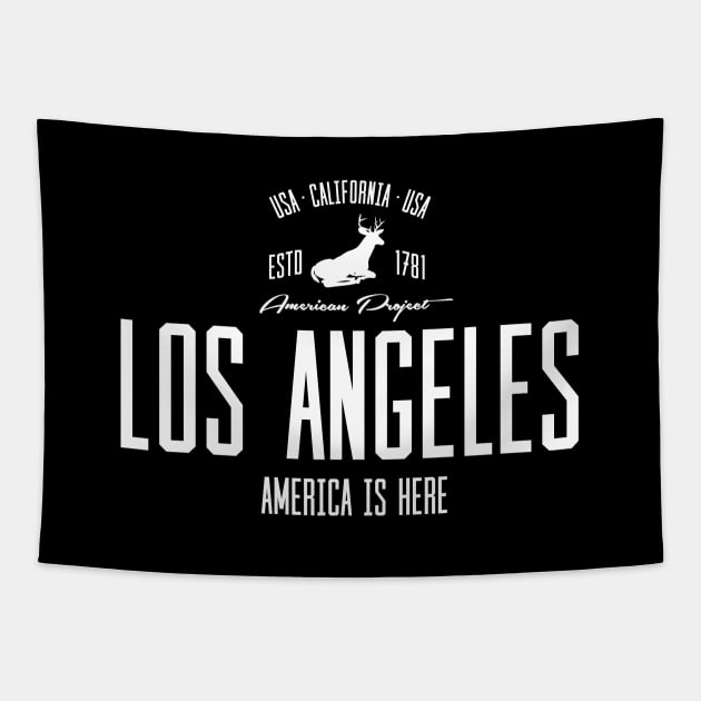 USA, America, Los Angeles, California Tapestry by NEFT PROJECT