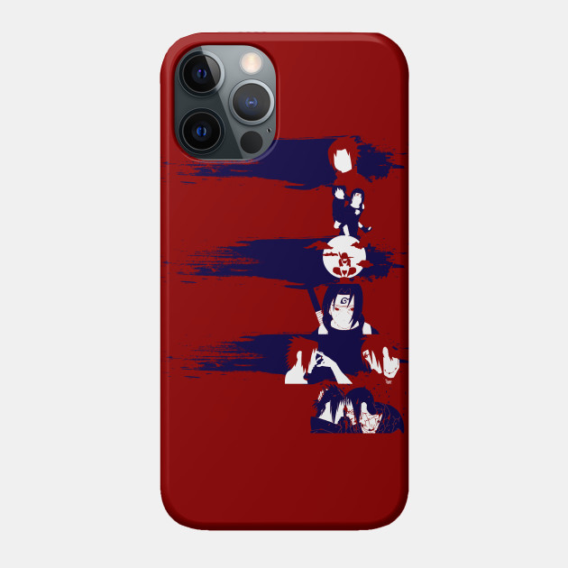 Story of two brothers (blue version) - Uchiha - Phone Case
