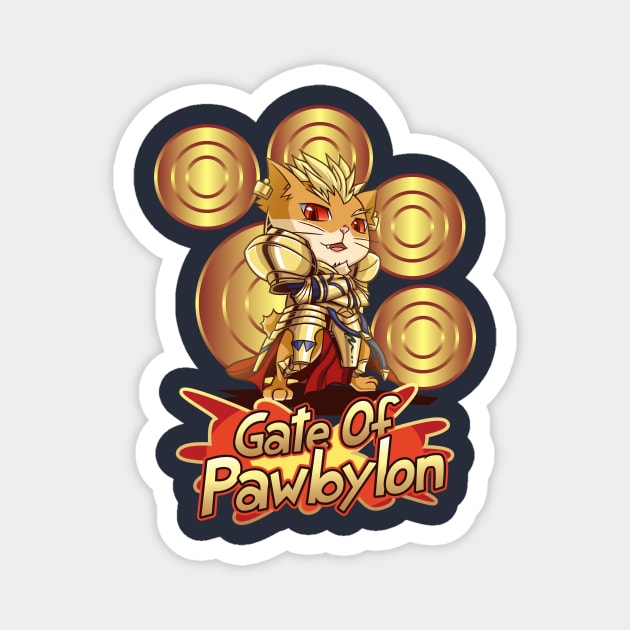 Gate Of Pawbylon Magnet by dewanata_18