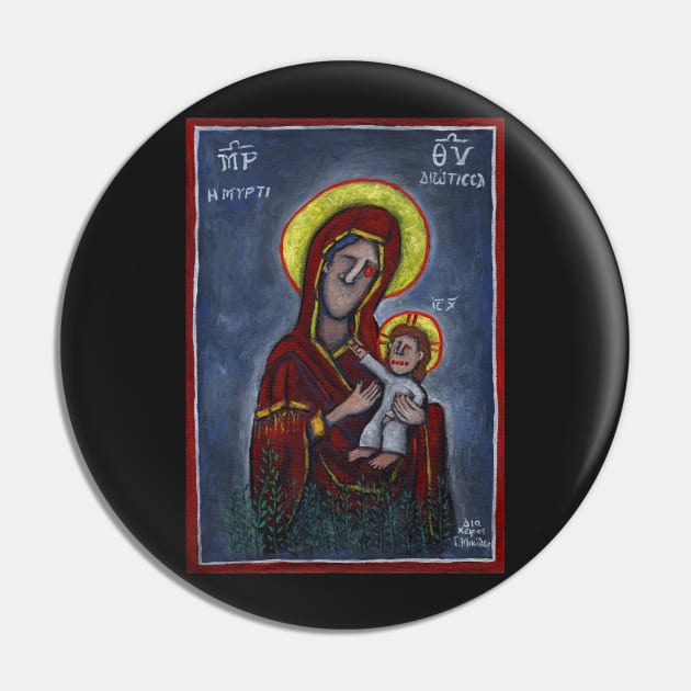 Virgin Mary Pin by micalef