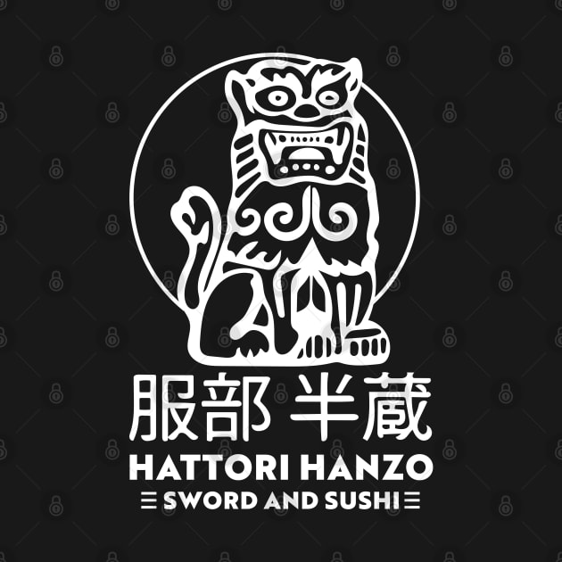 Hattori Hanzo Sword and Sushi (light) by Doc Multiverse Designs