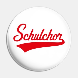 Schulchor (Chor / Musik / Schriftzug / Red) Pin