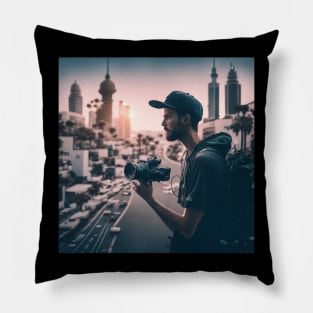 Content Creator in Los Angeles Pillow