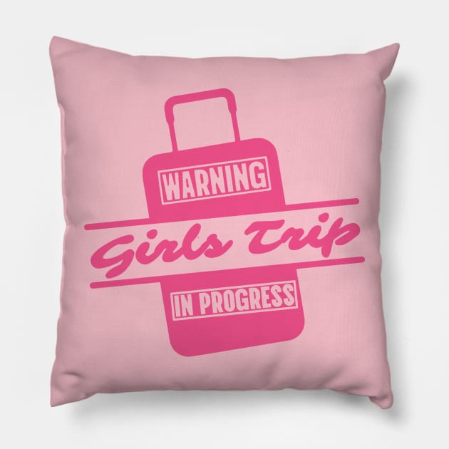 Sisters Trip in Progress Pillow by erythroxian-merch