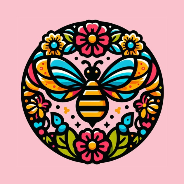 Flower Bee by WolfeTEES