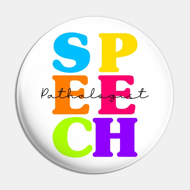 SLP Teacher Speech Therapy Speech Language Pathologist Pin by drag is art