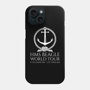 HMS Beagle World Tour - Charles Darwin - English History Phone Case