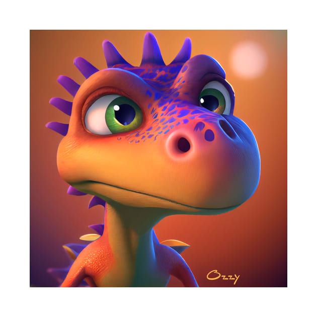 Baby Dinosaur Dino Bambino - Ozzy by KOTOdesign