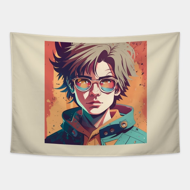 Anime art Tapestry by IOANNISSKEVAS