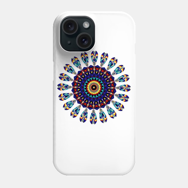 Mandala Geometry Fractal Sacred Yoga Art Mantra Good Vibe Phone Case by twizzler3b