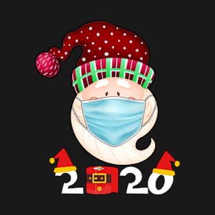 Santa Wearing Mask T-Shirt