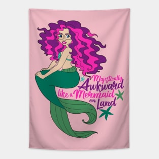 Majestically Awkward Like a Mermaid Tapestry