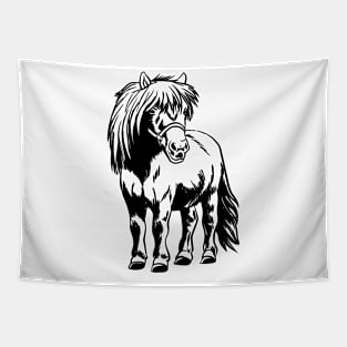 Horse Shetland Pony Tapestry