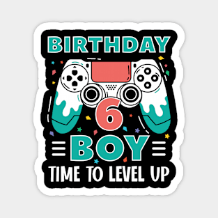 Birthday Boy Video Game B-day Gift For Boys Kids Magnet