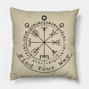 Find Your Way - Vegvisir Pillow