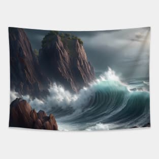 Rocky Shorelines Tapestry