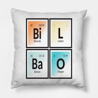 Bilbao City | Periodic Table of Elements Pillow