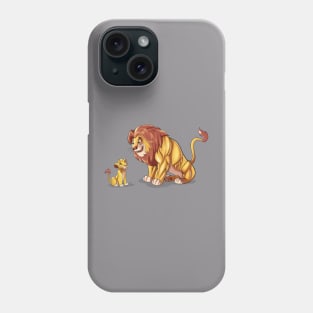 Simba and Mufasa Phone Case