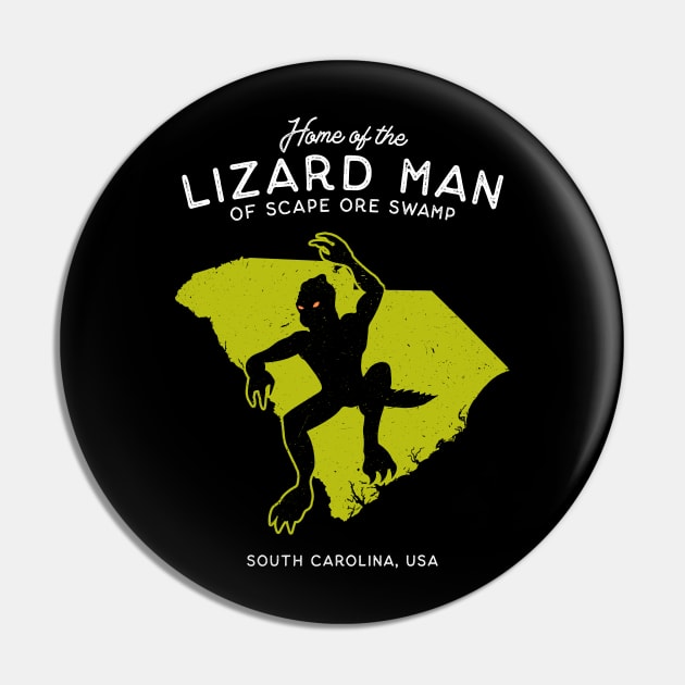 Home of the Scape ore Swamp Lizard Man Pin by Strangeology