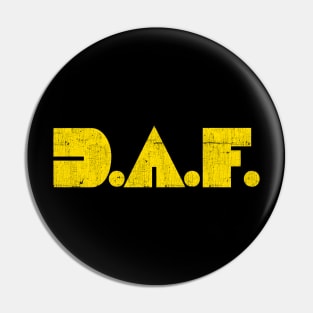 D.A.F. ::: Retro Style Fan Design Pin
