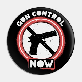 Gun Control Now Pin