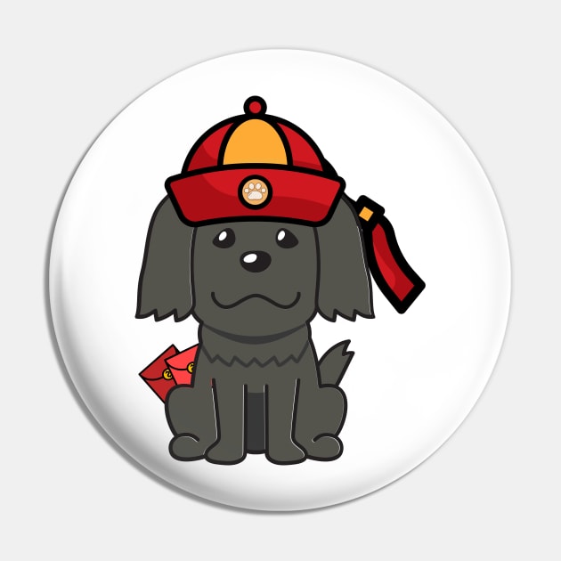 Black Sheep Dog Lunar new year Pin by Pet Station