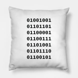 BINARY BEAT: IMAGINE Pillow