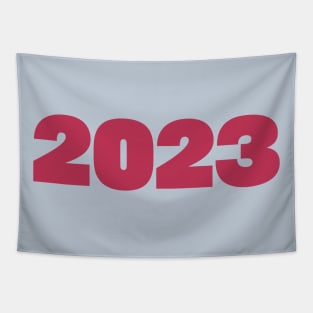 2023 Color of the Year Viva Magenta Typography Tapestry