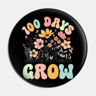 100 Days Of School Teacher 100 Days Watching My Student Grow Pin