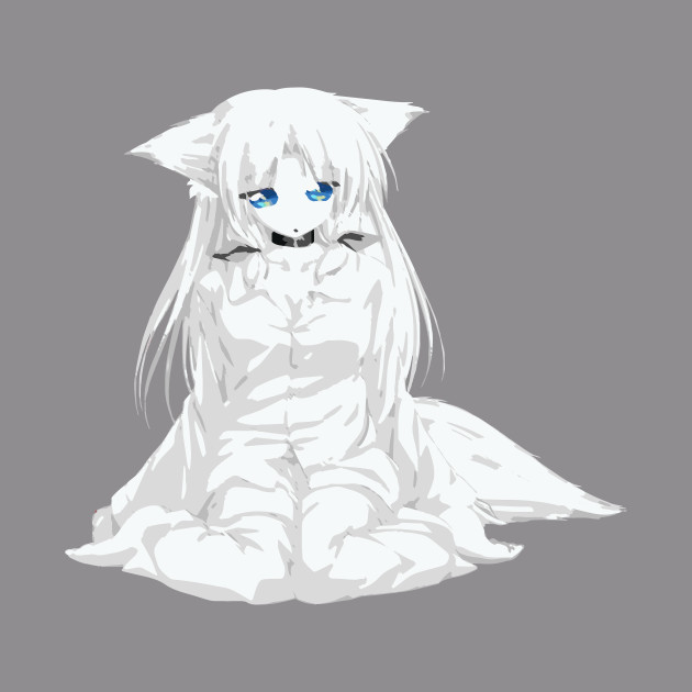 Chibi Anime Wolf Girl