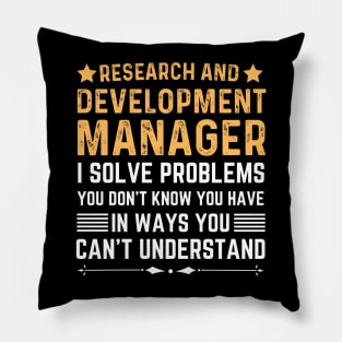 Vintage Assistant research and development manager Pillow