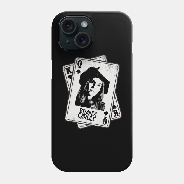 Retro Brandi Carlile Card Style Phone Case by Slepet Anis