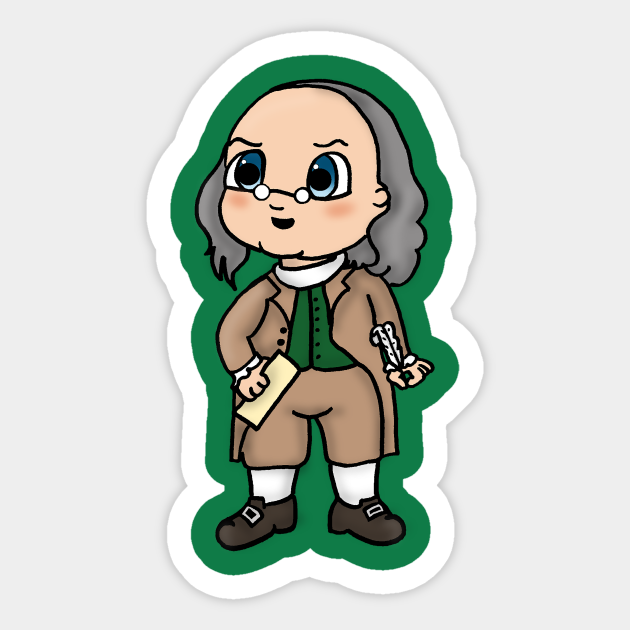 Download Character Benjamin Franklin Cartoon Background